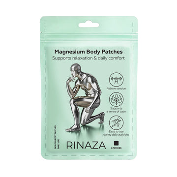 RINAZA Magnesium Body Patches — 5 Packs (30 Patches Total)